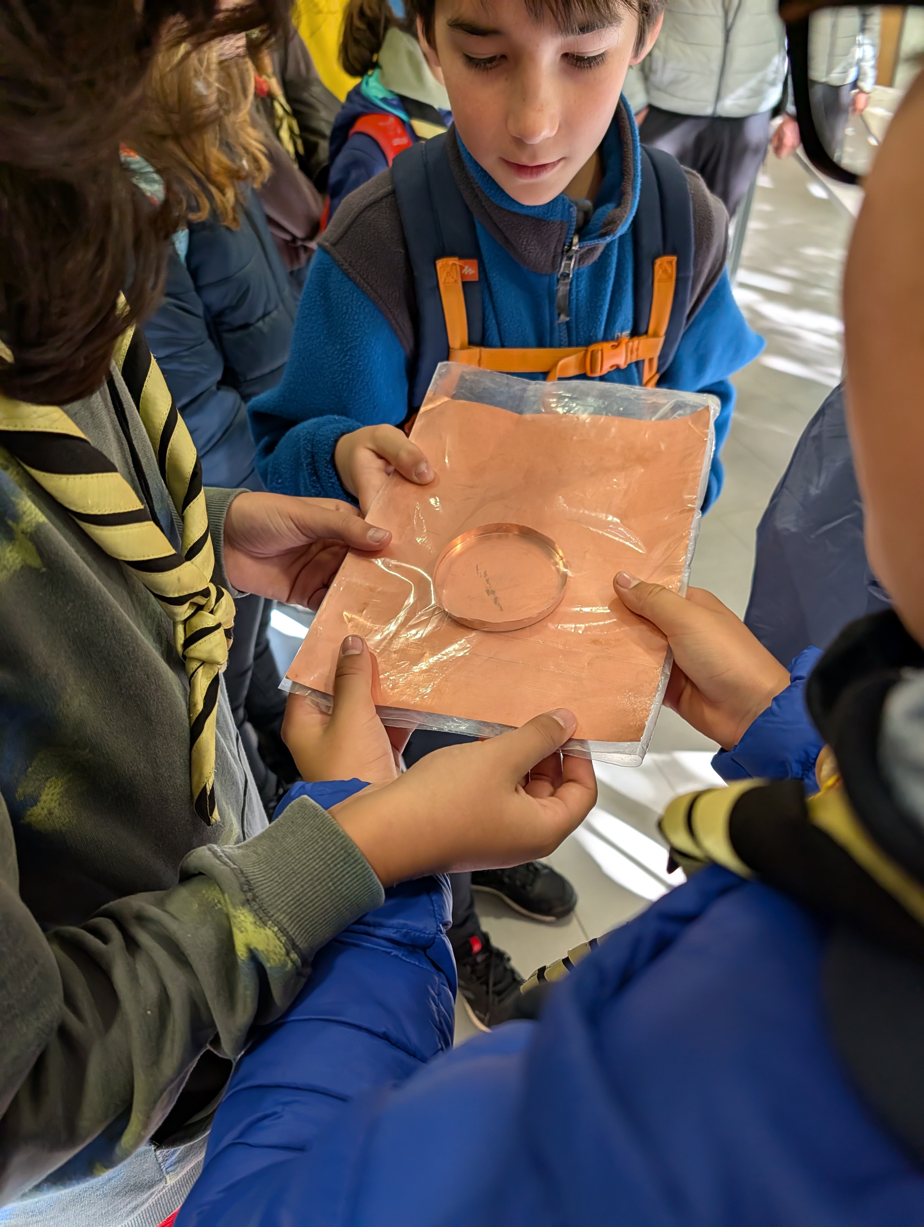 Visita al laboratorio subterráneo