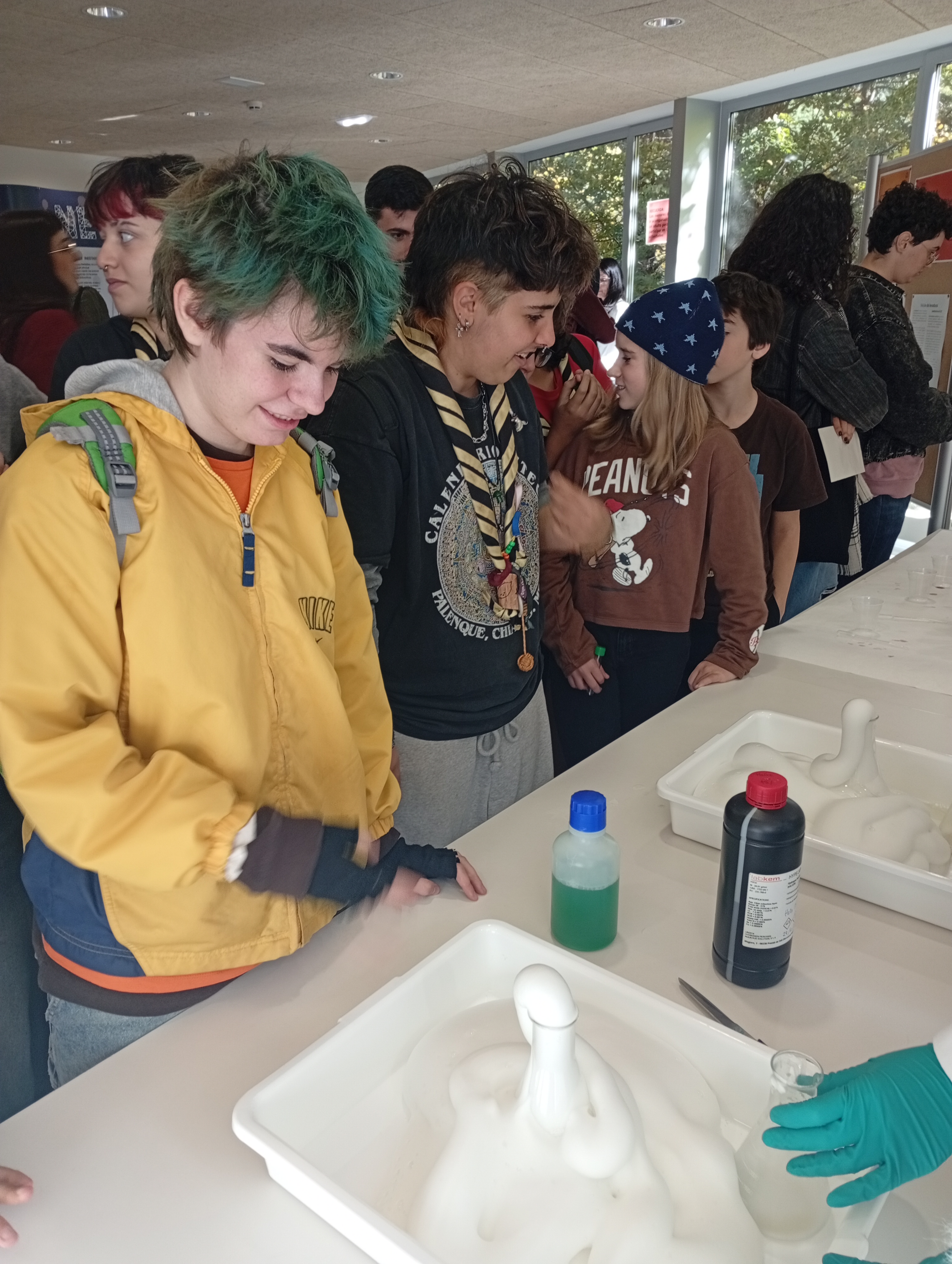 Visita al laboratorio subterráneo