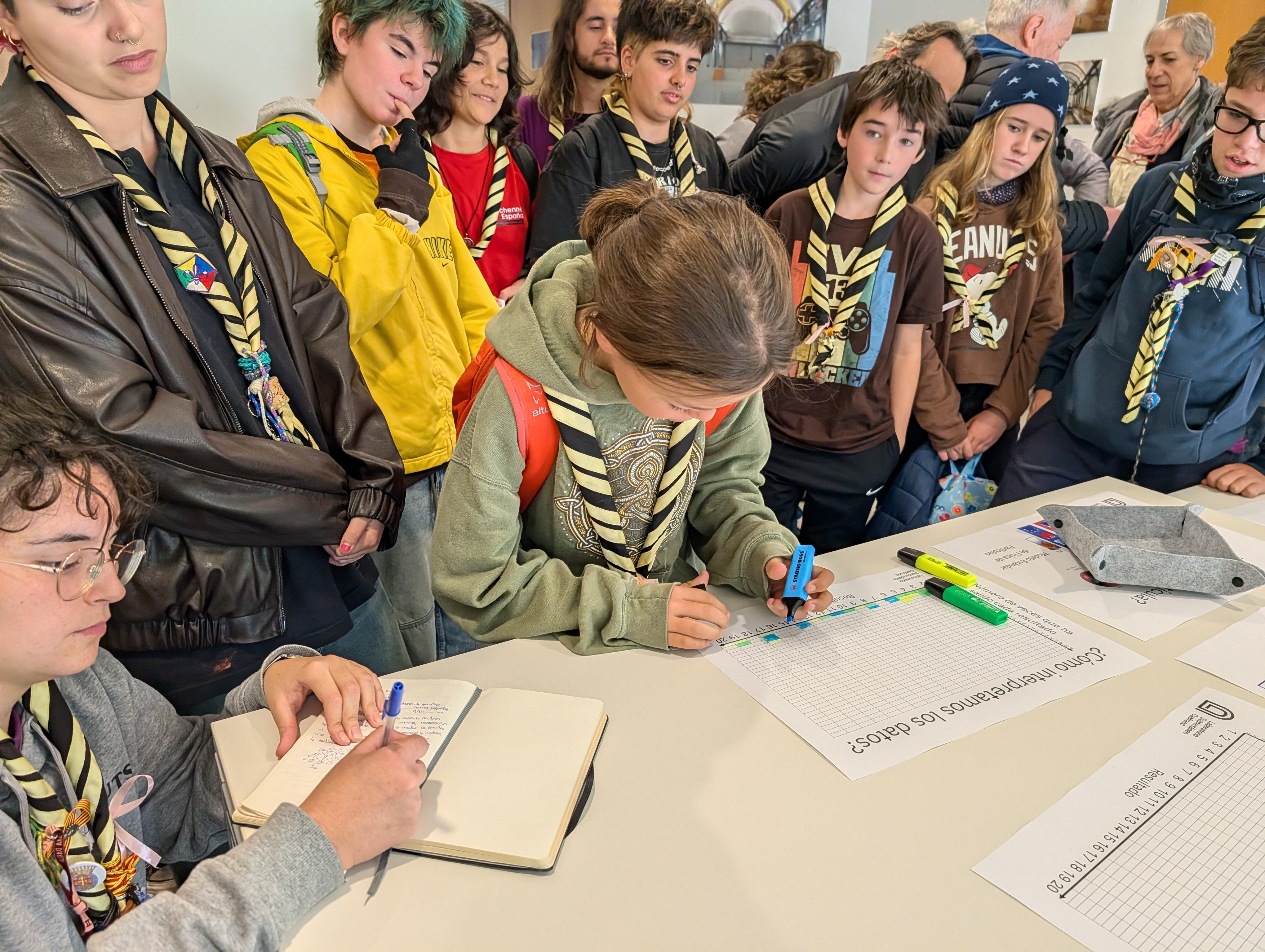 Visita al laboratorio subterráneo