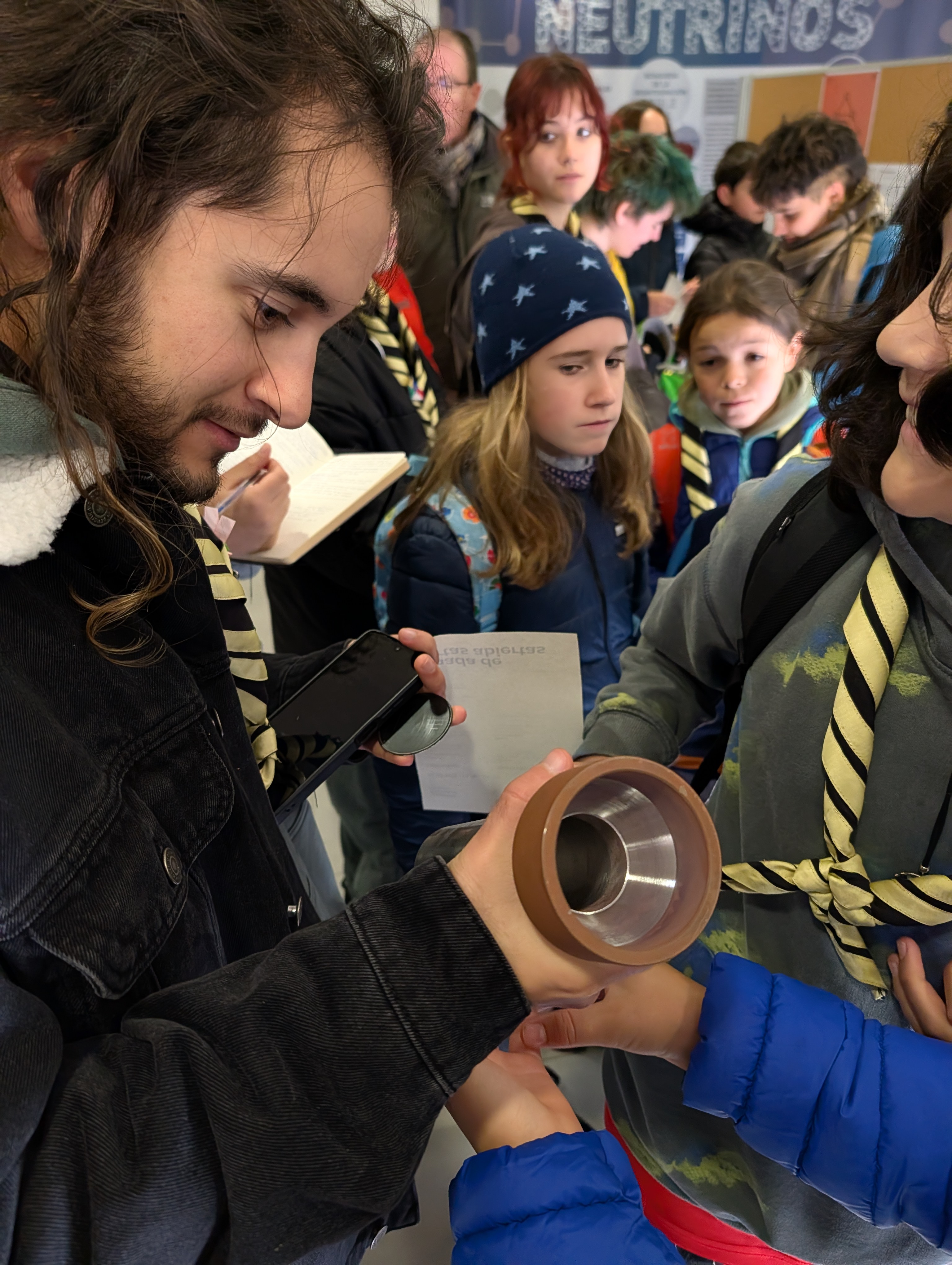 Visita al laboratorio subterráneo